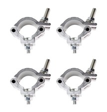 4 Chauvet DJ CLP-15N Narrow 360 Degree Wrap Around Lighting Clamps for 2" Truss