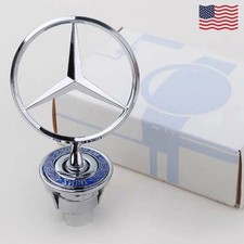 Emblem Front Bonnet Hood Badge Ornament Star Fit For Mercedes-benz C E S Clk W Emblem Front Bonnet Hood Badge Ornament Star Fit For Mercedes-benz C E S Clk W