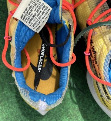 Nike Vapor Street Off-White Tour Yellow Women's US Size 8.5/ Mens