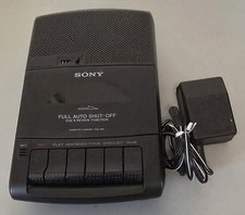 Vintage Sony Cassette-Corder TCM-929 Cassette Tape Player Recorder - Black