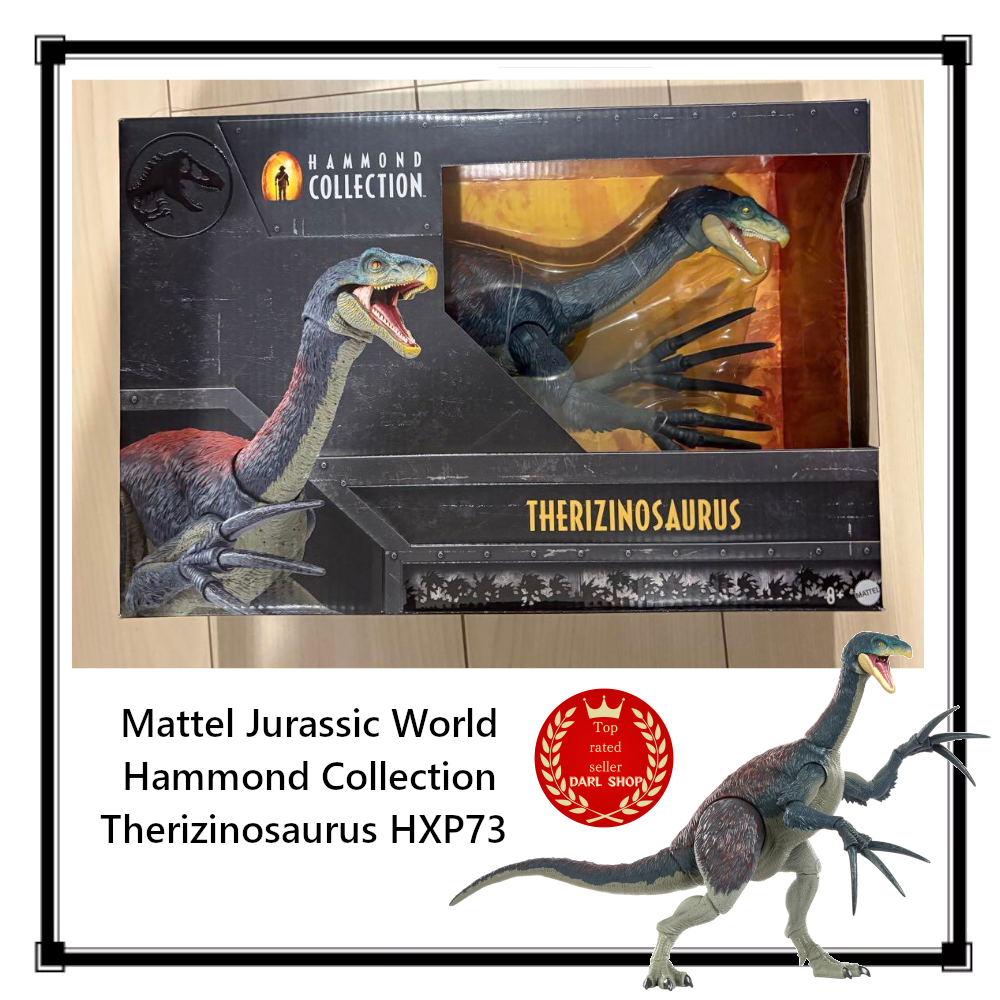 Mattel Jurassic World Hammond Collection Therizinosaurus HXP73 New
