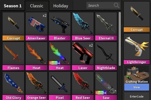 Chroma Deathshard - Godlies Pour Roblox Murder Mystery 2 [MM2] - Livraison Rapide 🔥
