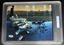 Elton John Signed Full Autograph PSA/DNA Encapsulated 8x10 Photo - MINT 9 COA