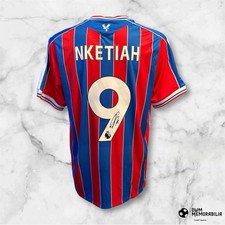 Eddie Nketiah signed shirt, obtained in person.