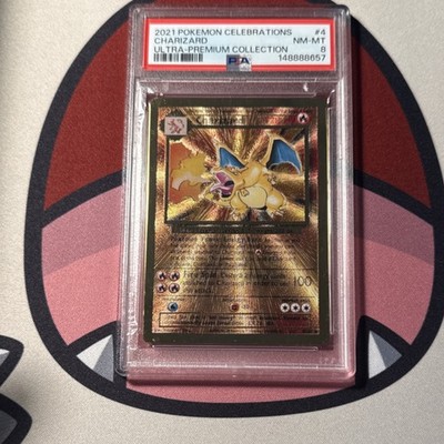 【PSA 8】 Charizard Pokemon Celebrations Pokémon TCG - Charizard 4/102 Celebrations Ultra-Premium PSA 8