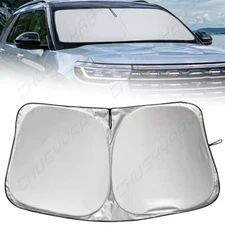 Car Windshield Sun Shade Visor Foldable Large Sunshade for Truck Van Block Cover