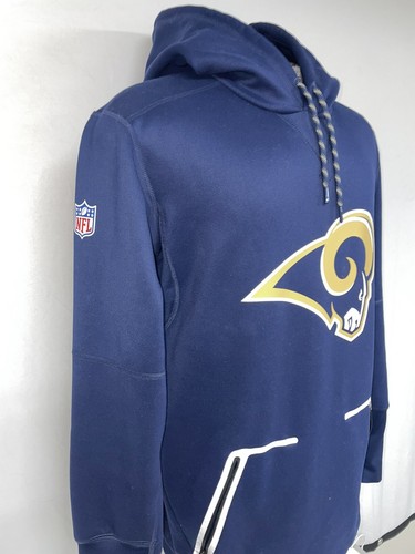Sudadera con Capucha Nike On Field Therma Fit Los Angeles Rams Para Hombre Mediana Azul Logo - Imagen 14 de 15