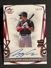 2023 Leaf Trinity ROOKIE AUTO Ralphy Velazquez 13/15