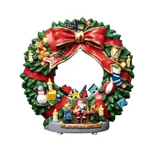 FG Square Animated Wreath Figurines Accessories 