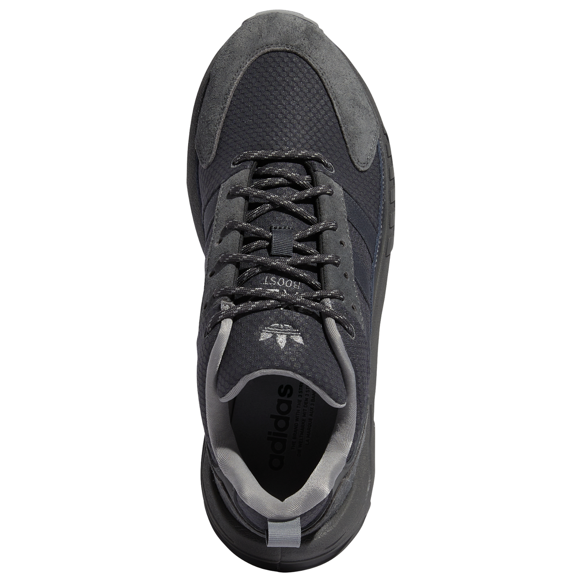 NIB adidas Originals ZX 22 Boost GY6696 Solid Gray Black Size 8