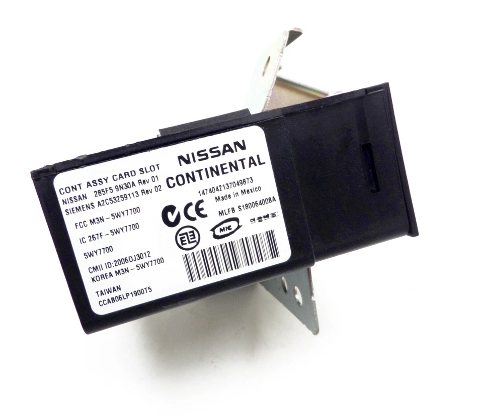 Interruptor de encendido 5WY7700 con lector de ranura para llave 285F59N30A para Nissan Altima Máxima Foto 3 de 4