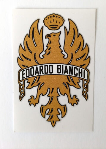 BIANCHI Decal Sticker Head Badge plaque de tête de commande NEUF - Photo 1/1