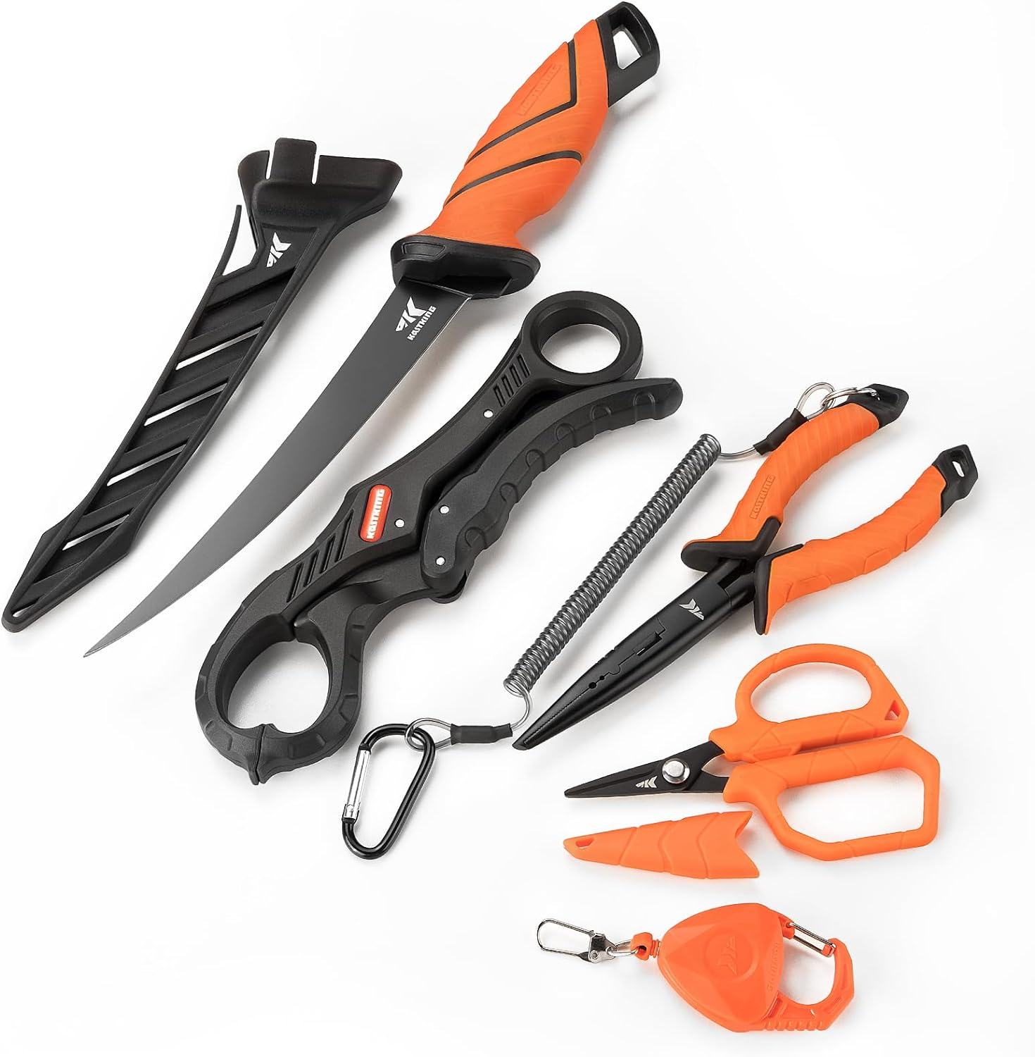 Kit De Couteaux à Filet KastKing Avec 3 Lames Interchangeables - Acier Inox, Pour Pêche, Neuf