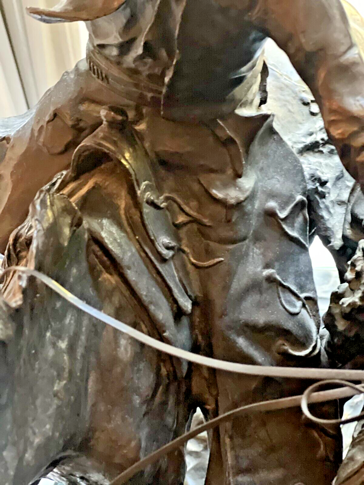 Frederic Remington, Coming Through The Rye Bronze Sculpture Full Size