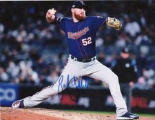 ZACK LITTELL MINNESOTA TWINS  SIGNED AUTOGRAPHED  8X10 PHOTO W/ COA