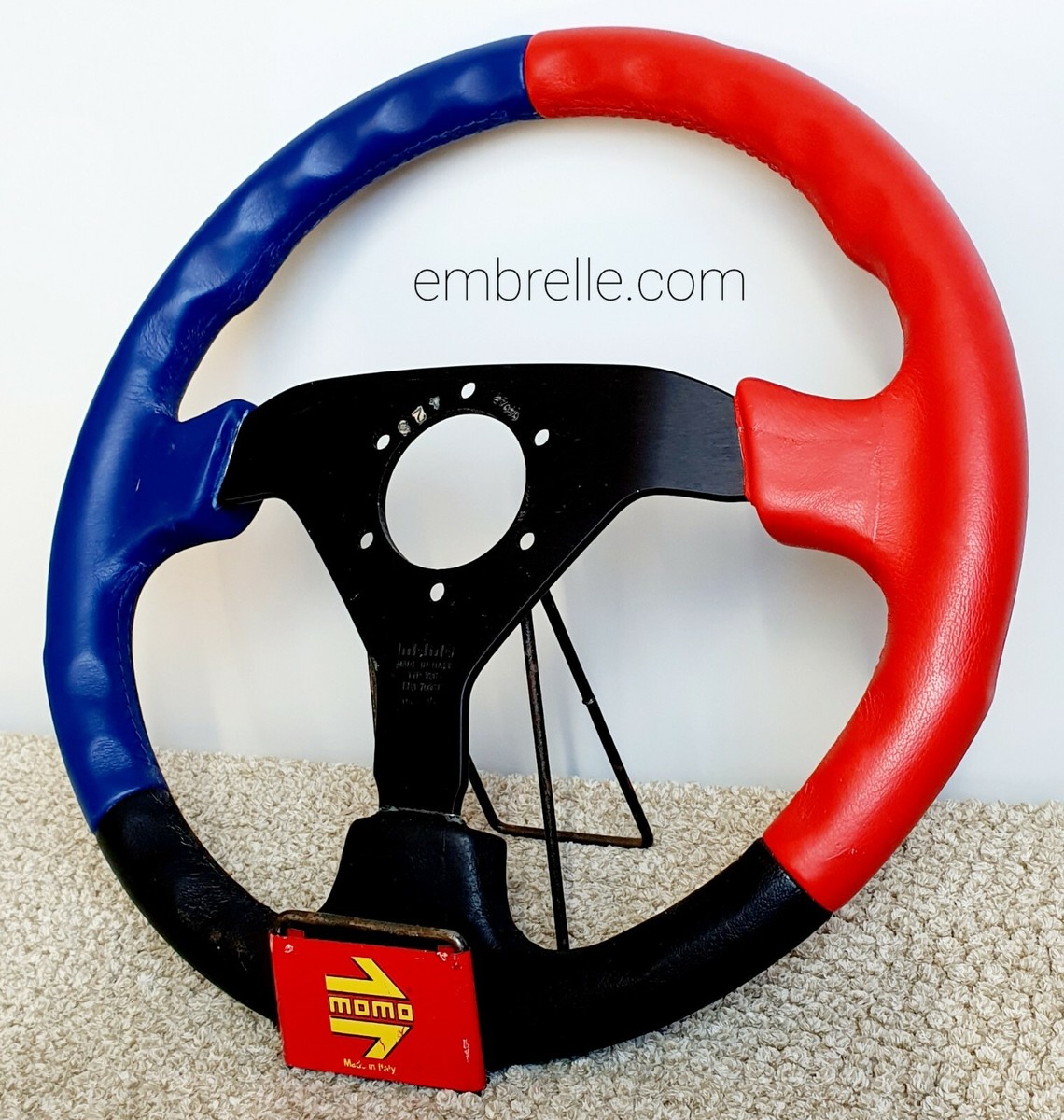 Momo Leather Steering Wheel Typ V36 KBA70064 for sale online