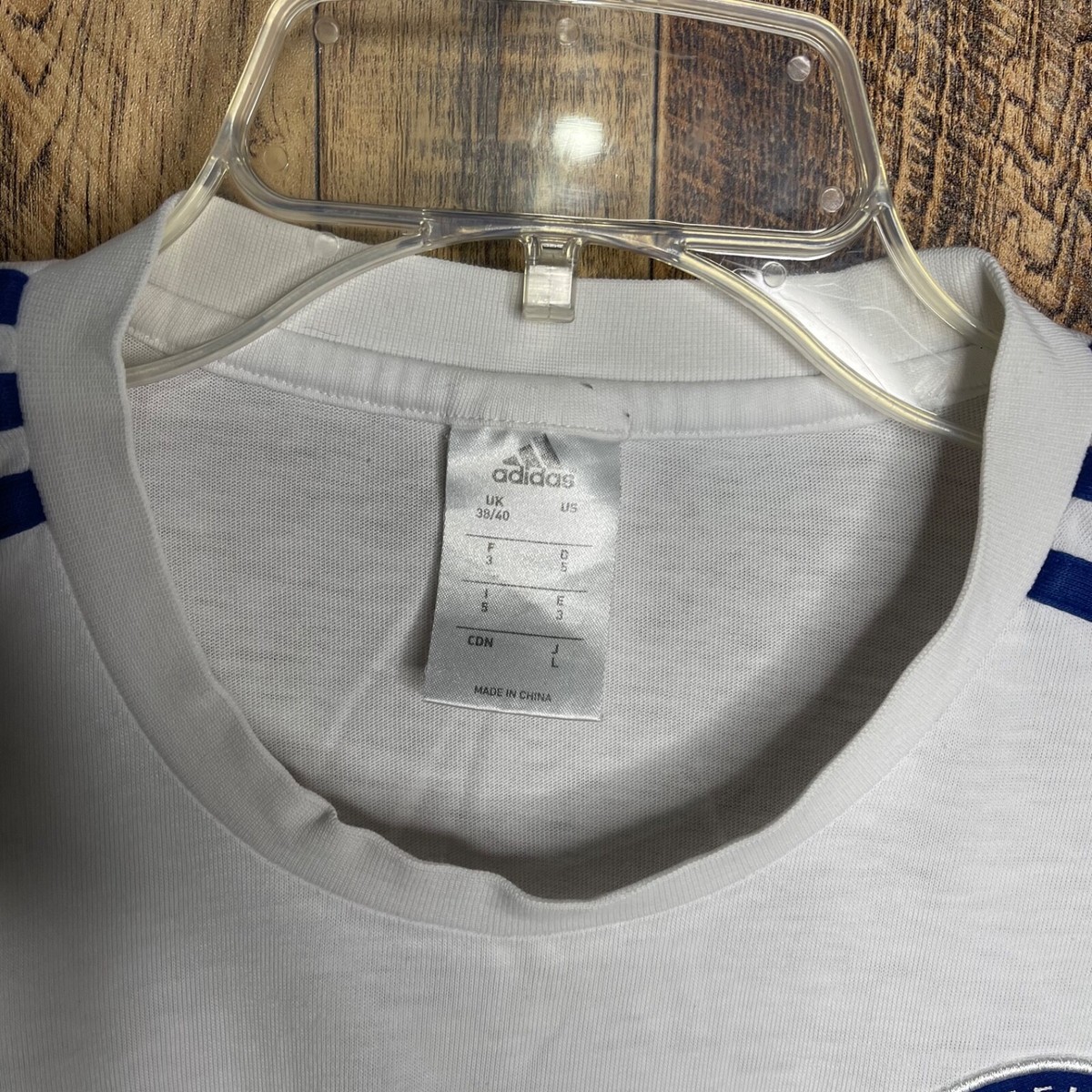Adidas G89804 Chelsea FC Shirt Men's Small White Soccer Adidas G89804 Chelsea FC Shirt Men's Small White Soccer