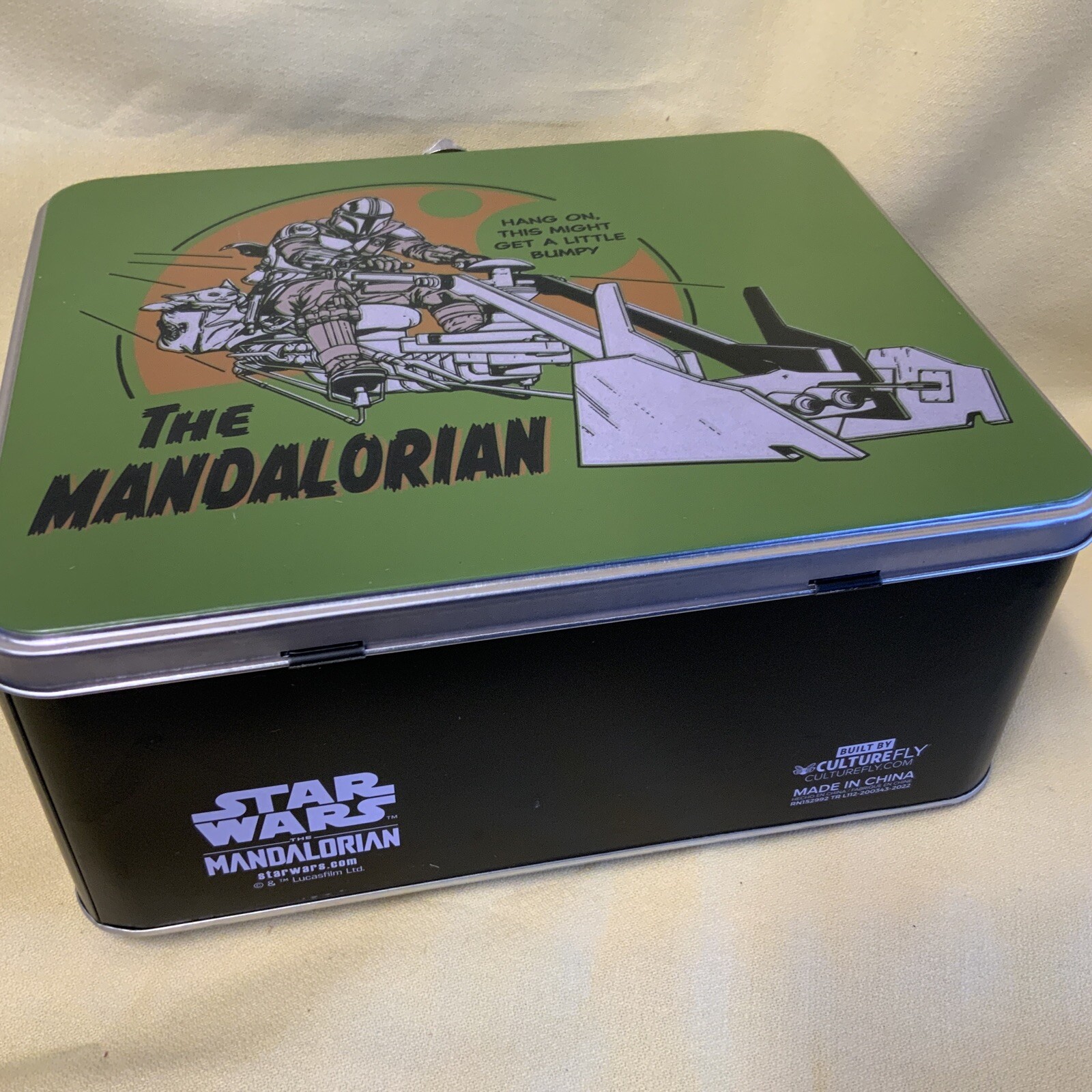 Star Wars The Mandalorian Tin Tote Lunch Box | eBay