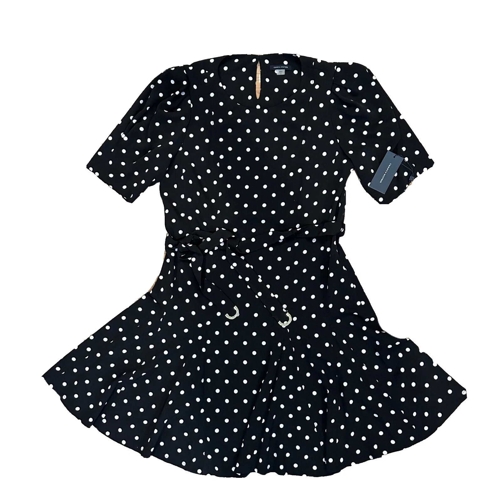 Polyester Party/Cocktail Polka Dot Short Dresses for Women