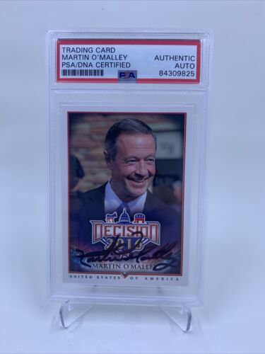 Governor Martin O’Malley Signed 2016 Leaf Decisions IP Auto PSA/DNA Maryland - Picture 1 of 2