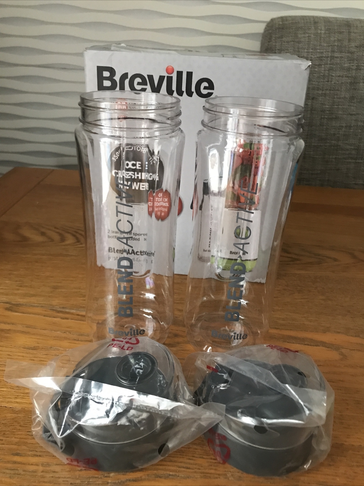 Breville Blend Active Blender Smoothie Maker 2 LeakProof Bottles Green