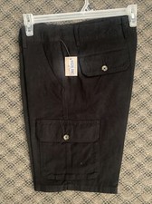 HIGHLAND ORGINAL'S CARGO SHORTS BLACK 34,36,38 NWT