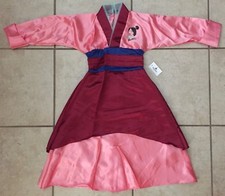 NWT DISNEY WORLD Princess MULAN Fancy Dress COSTUME S 6/6X