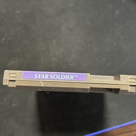 Nintendo NES "Star Soldier" Cartridge Video Game Tested Working