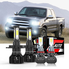 4x Headlights Fog Lights For Toyota Tundra 2000-2006 Led Bulbs H4 9145 6000k 4x Headlights Fog Lights For Toyota Tundra 2000-2006 Led Bulbs H4 9145 6000k