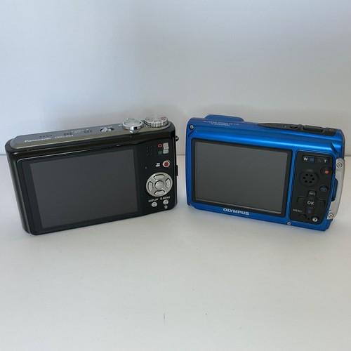 Olympus TG-310 & Panasonic Lumix DMC-ZS3 Cameras Untested For Parts (C6) W#622 - Imagen 3 de 8