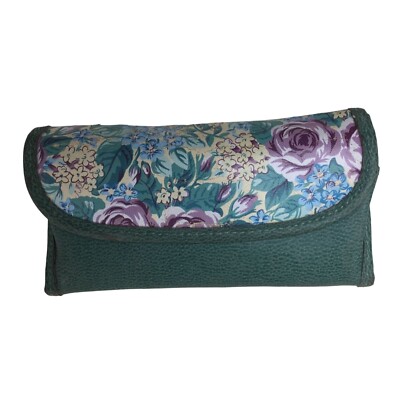 Teal and Purple Floral Print and Textured Solid Sunglasses  display picture 1