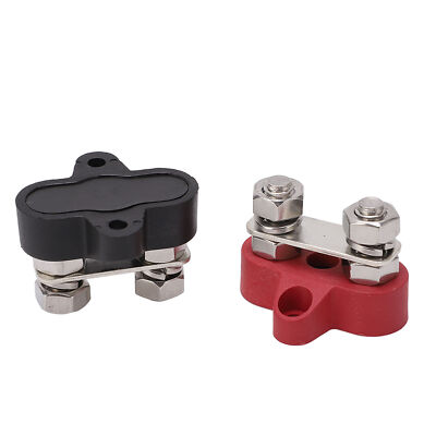 Pair of M8 zinc-plated brass battery terminals EA-JHC828 boat and outboard Pair of M8 zinc-plated brass battery terminals EA-JHC828 boat and outboard