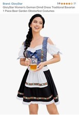 GloryStar Womens German Dirndl Dress  Xxl