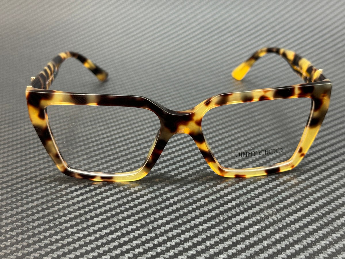 NEW JIMMY CHOO EYEGLASSES HAVANA WOMEN EYEWEAR JIMMY JC227 0086 00 Jimmy Choo Women Brown Eyeglass Frames for sale | eBay main image 3