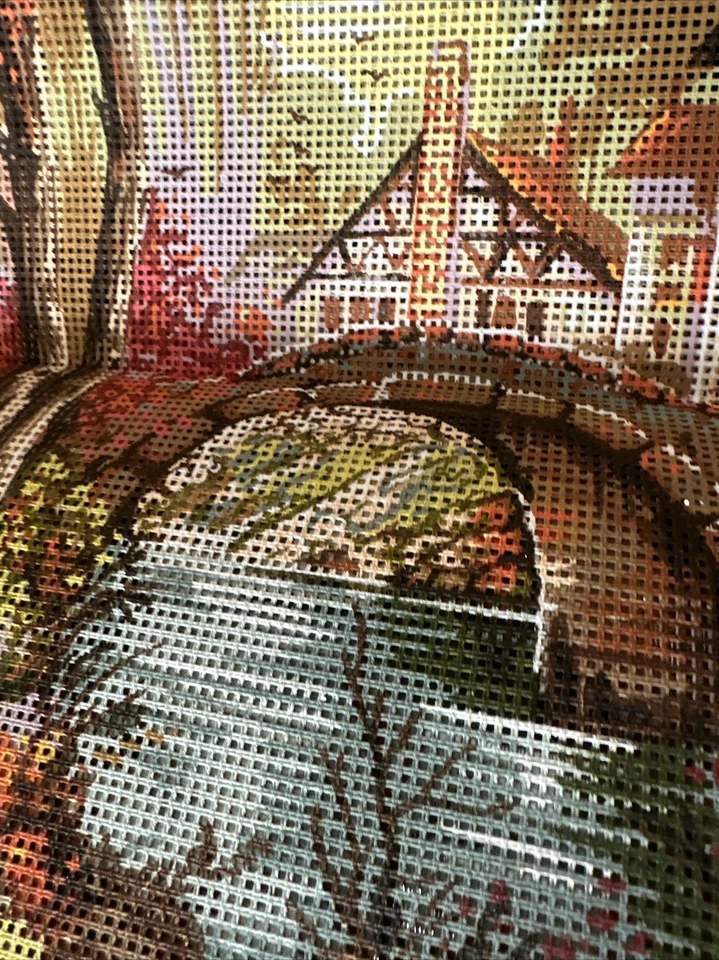 Printed needlepoint Tapestry Gobelin L Old Bridge  Canvas Only  40x50cm - Image 3 of 4