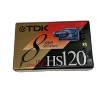 TDK HS120 8MM High Standard Cassette Sealed