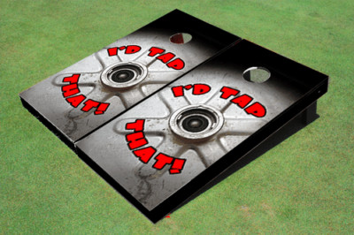 Id Tap That Custom Cornhole Board