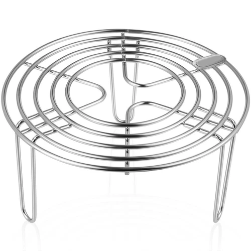  Air Fryer Accessories Cooling Rack Egg Steamer Baking Steaming Basket