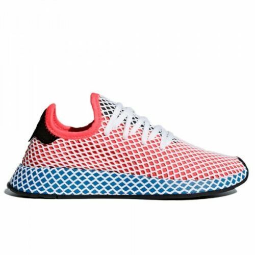 Adidas Originals Deerupt Runner CQ2624 Men Casual Shoes Solar Red/Blue for  sale online | eBay