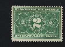US JQ2 2c Parcel Post Postage Due Mint F-VF OG H SCV $60