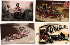 FANTASY, SURREALISM 15 Vintage POSTCARDS Mostly pre-1940 (L5861)