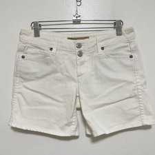 Vince Luce White Denim Shorts Women’s Size 26 Button Fly Casual Made in USA