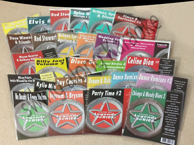 KARAOKE CDG LEGENDS SERIES GREAT MIX ALL 27 DISC NEW IN PLASTIC w/PRINT