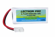 Lectron 3.7V 450mAh 30C Lipo Pack w/ Walkera Connector: Dromida Kodo & Hubsan X4