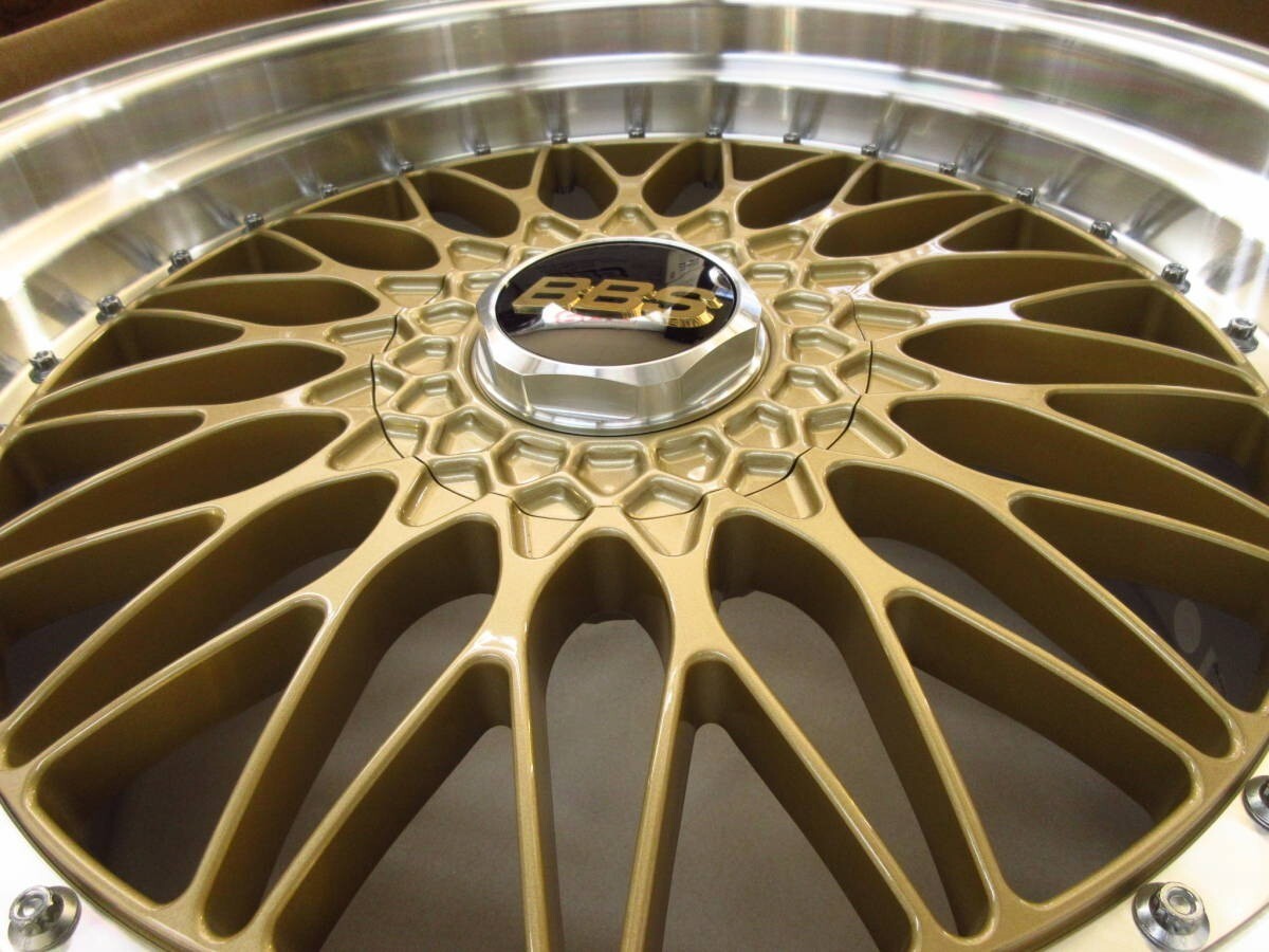BBS Super RS Gold F (20×10J+35)×2, R (20×10J+25)×2 114.3/5H