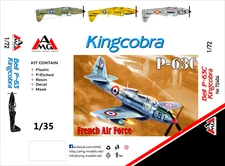 1/72 Bell P-63C France - NEW AMG multimedia kit (+ PE, resin) !