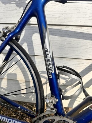 Trek OCLV Carbon 120 Road Bike Shimano Drop Bar 700C Blue Silver