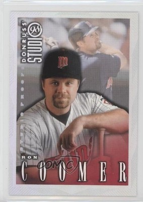 1998 Donruss Studio Studio Proofs /1000 Ron Coomer #55 0c2