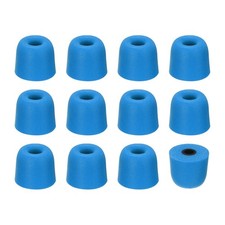 Memory Foam Earbud Tips 3mm/0.12" , 12Pcs - Medium Ear Bud Tips, Blue