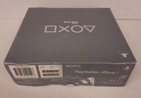 Empty Console Box for Sony PlayStation PSone SCPH-101 Silver Box with Inserts